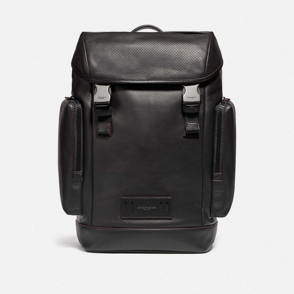 Coach Black Backpack with Sophisticated Design